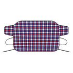 American Patriotic Plaid Print Car Windshield Snow Cover
