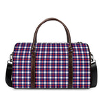 American Patriotic Plaid Print Duffle Bag