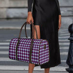 American Patriotic Plaid Print Duffle Bag