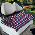 American Patriotic Plaid Print Golf Cart Seat Cover