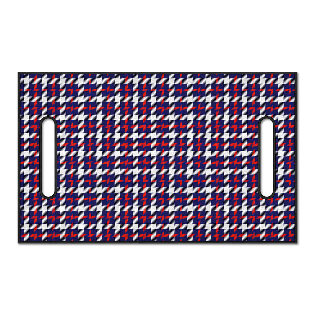 American Patriotic Plaid Print Golf Cart Seat Cover