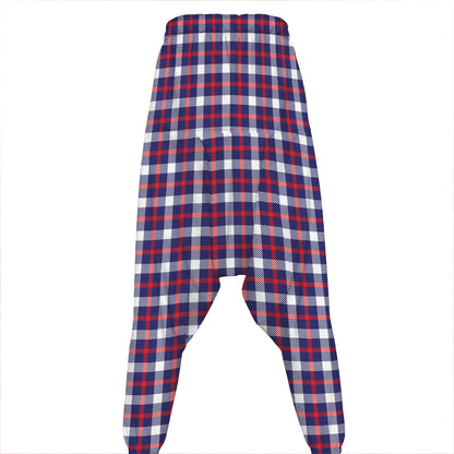 American Patriotic Plaid Print Hammer Pants