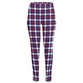 American Patriotic Plaid Print High-Waisted Pocket Leggings