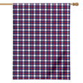 American Patriotic Plaid Print House Flag