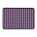 American Patriotic Plaid Print Kitchen Mat