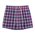 American Patriotic Plaid Print Mesh Shorts