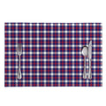 American Patriotic Plaid Print Placemat
