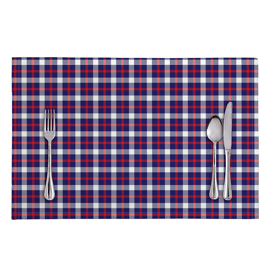 American Patriotic Plaid Print Placemat