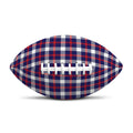American Patriotic Plaid Print Rugby Ball