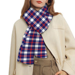 American Patriotic Plaid Print Scarf