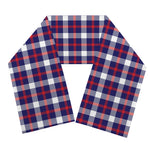 American Patriotic Plaid Print Scarf