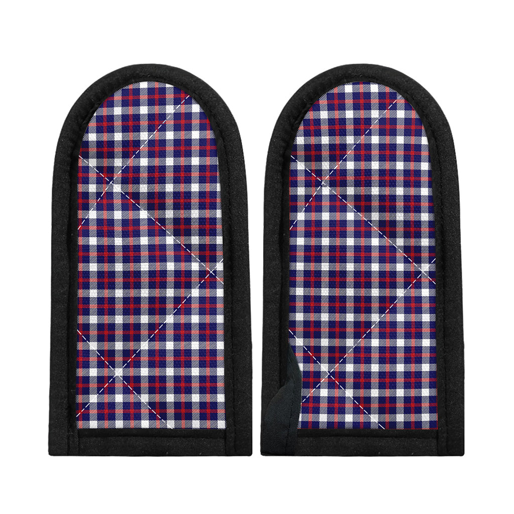 American Patriotic Plaid Print Skillet Handle Cover