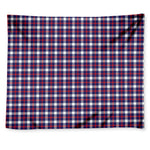 American Patriotic Plaid Print Tapestry