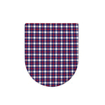 American Patriotic Plaid Print Toilet Lid Cover