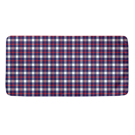 American Patriotic Plaid Print Towel