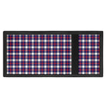 American Patriotic Plaid Print Trifold Wallet