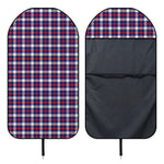 American Patriotic Plaid Print Waterproof Car Seat Cover