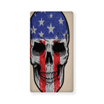 American Patriotic Skull Print Baby Crib Sheet