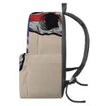 American Patriotic Skull Print Backpack