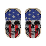 American Patriotic Skull Print Bar Stool Covers