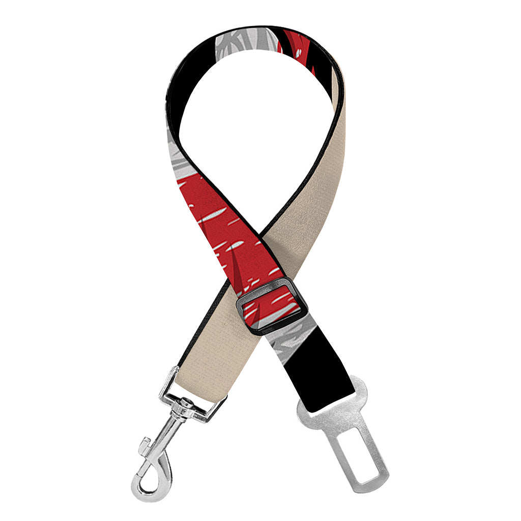 American Patriotic Skull Print Dog Seat Belt