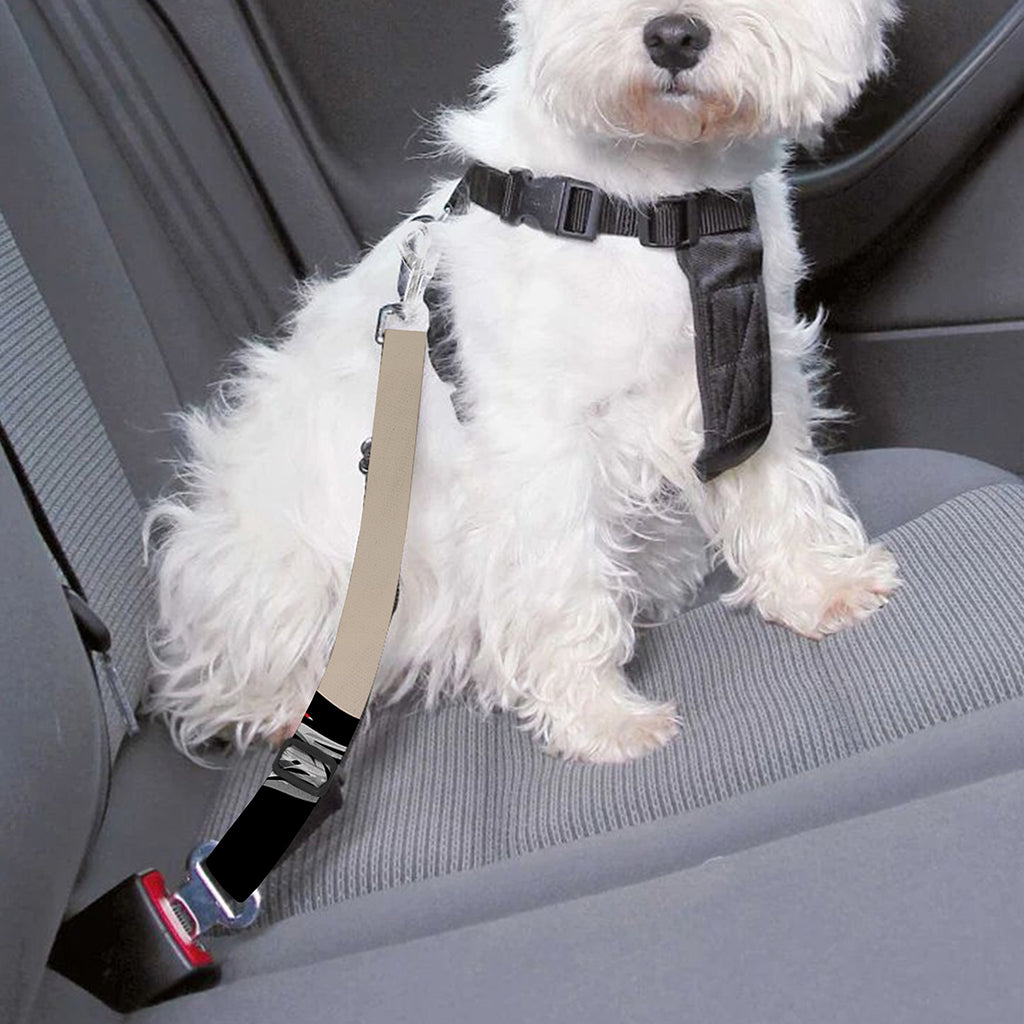 American Patriotic Skull Print Dog Seat Belt