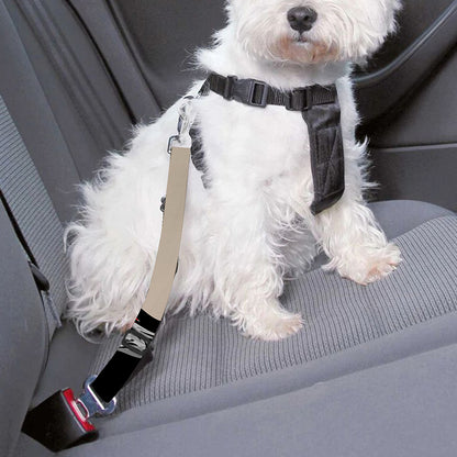 American Patriotic Skull Print Dog Seat Belt