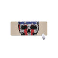 American Patriotic Skull Print Extended Mouse Pad
