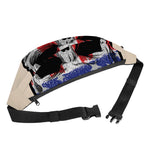 American Patriotic Skull Print Fanny Pack