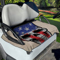 American Patriotic Skull Print Golf Cart Seat Cover