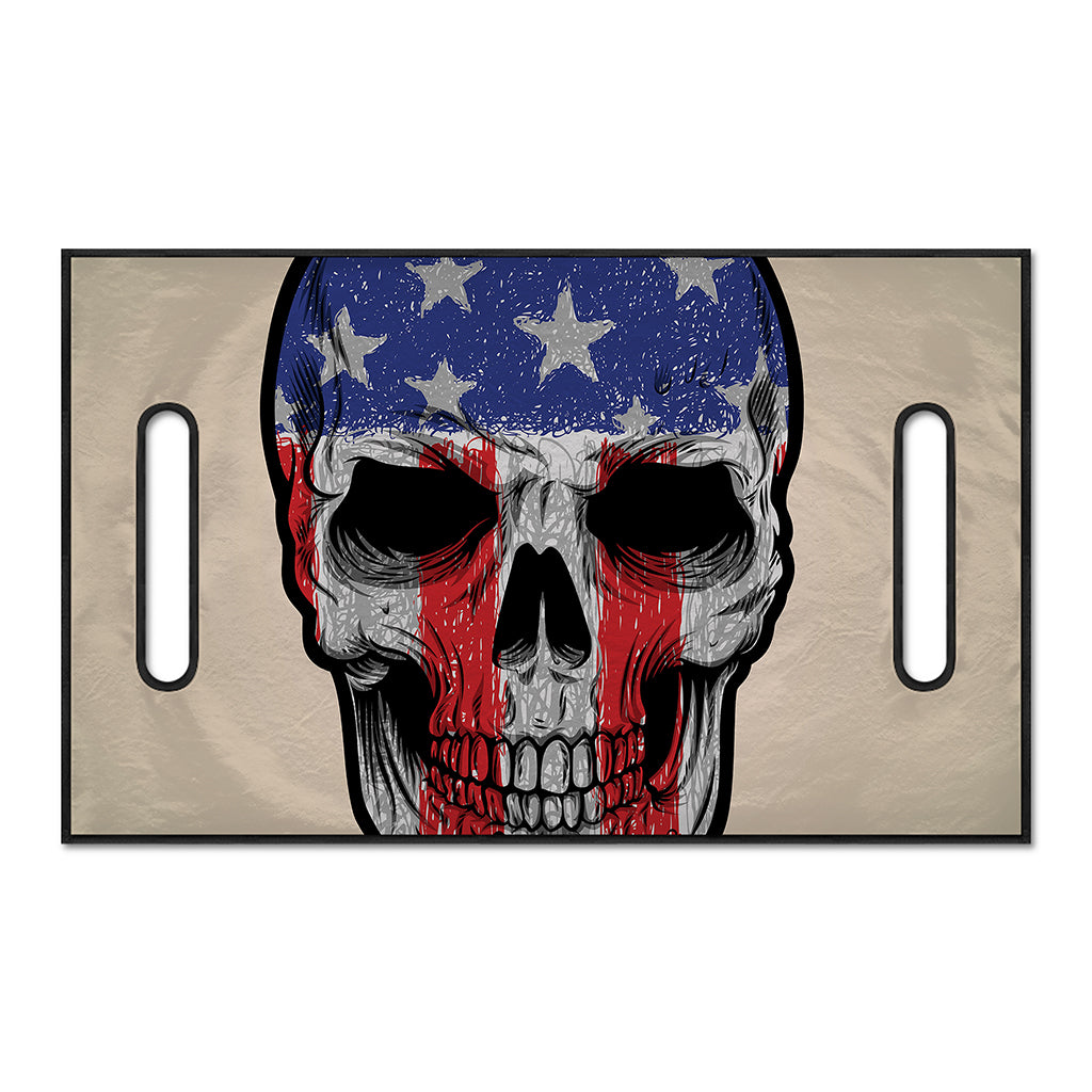 American Patriotic Skull Print Golf Cart Seat Cover