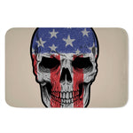 American Patriotic Skull Print Indoor Door Mat