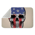 American Patriotic Skull Print Indoor Door Mat