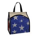 American Patriotic Skull Print Insulated Lunch Tote