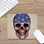 American Patriotic Skull Print Mouse Pad