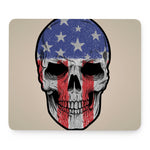 American Patriotic Skull Print Mouse Pad