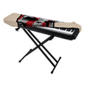 American Patriotic Skull Print Piano Keyboard Cover