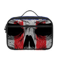 American Patriotic Skull Print Portable Lunch Bag