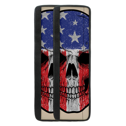 American Patriotic Skull Print Refrigerator Handle Covers