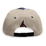 American Patriotic Skull Print Snapback Cap