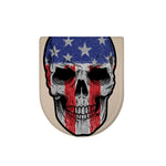 American Patriotic Skull Print Toilet Lid Cover
