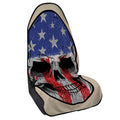 American Patriotic Skull Print Waterproof Car Seat Cover