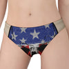 American Patriotic Skull Print Women's Panties