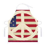American Peace Flag Print Adjustable Apron