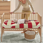 American Peace Flag Print Baby Crib Sheet