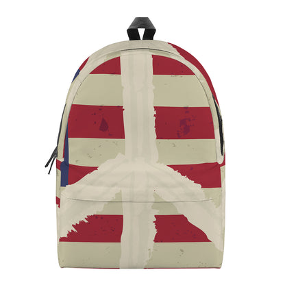 American Peace Flag Print Backpack