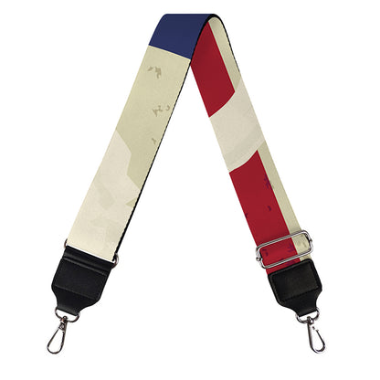 American Peace Flag Print Bag Strap