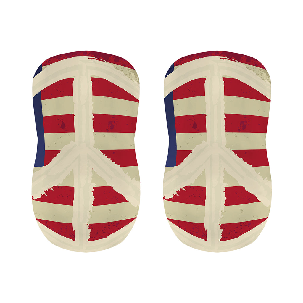 American Peace Flag Print Bar Stool Covers