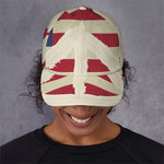 American Peace Flag Print Baseball Cap