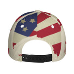American Peace Flag Print Baseball Cap
